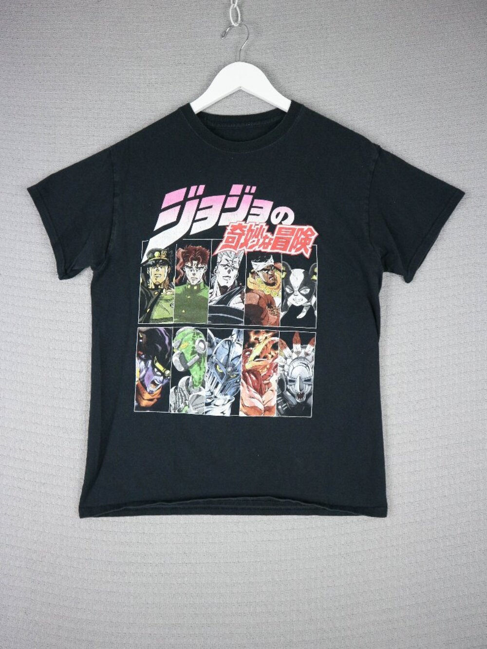 Jojo's Bizarre Adventure Anime Graphic Tee Mens Medium Black